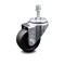Service Caster 3.5 Inch Soft Rubber Wheel Swivel 3/8 Inch Threaded Stem Caster SCC-TS20S3514-SRS-381615 - alternate 1